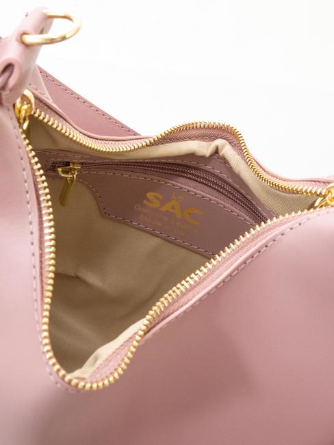 TULIPANO Borsa a spalla, con tracolla, in pelle millenial pink - Borse Donna