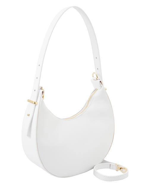 TULIPANO Borsa a spalla, con tracolla, in pelle optical white - Borse Donna
