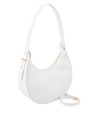LESAC TULIPANO Borsa a spalla, con tracolla, in pelle optical white - Borse Donna - 2