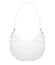 LESAC TULIPANO Borsa a spalla, con tracolla, in pelle optical white - Borse Donna - 3
