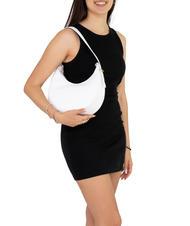LESAC TULIPANO Borsa a spalla, con tracolla, in pelle optical white - Borse Donna - 4