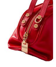 BORBONESE SEXY Micro Bag a tracolla, in pelle cherry - Borse Donna - 3
