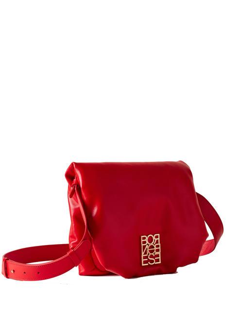 COUCH SMALL Borsa a tracolla, in pelle cherry - Borse Donna