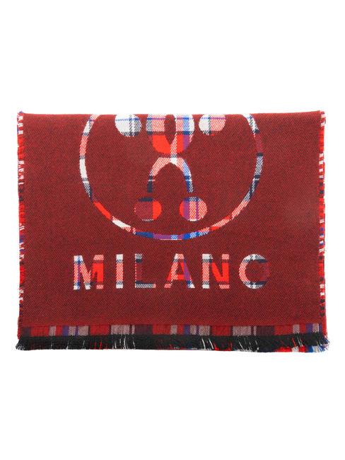 MILANO Sciarpa in lana burgundy - Sciarpe
