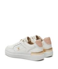 TOMMY HILFIGER LUX HARDWARE COURT  Sneakers in pelle ancient white - Scarpe Donna - 3