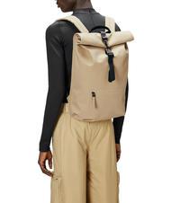 RAINS ROLLTOP RUCKSACK Zaino impermeabile grande sand - Zaini Scuola & Tempo Libero - 3