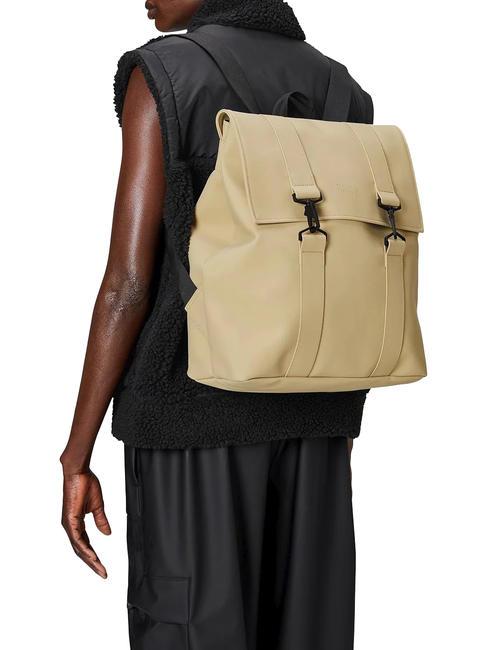 MSN BAG Zaino impermeabile città sand - Zaini Scuola & Tempo Libero