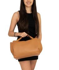 LESAC FRESIA Borsa a mano, con tracolla, in pelle natural - Borse Donna - 4