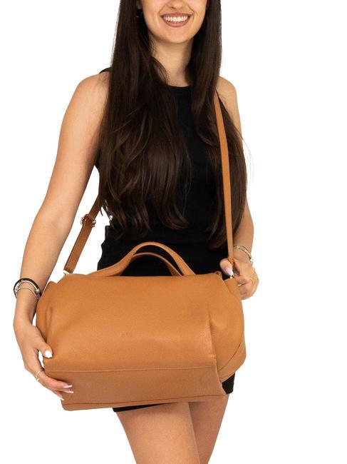 FRESIA Borsa a mano, con tracolla, in pelle natural - Borse Donna