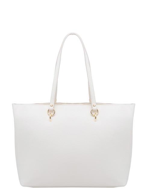 VIOLA  Shopping Bag in pelle optical white - Borse Donna