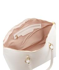 LESAC VIOLA  Shopping Bag in pelle optical white - Borse Donna - 6