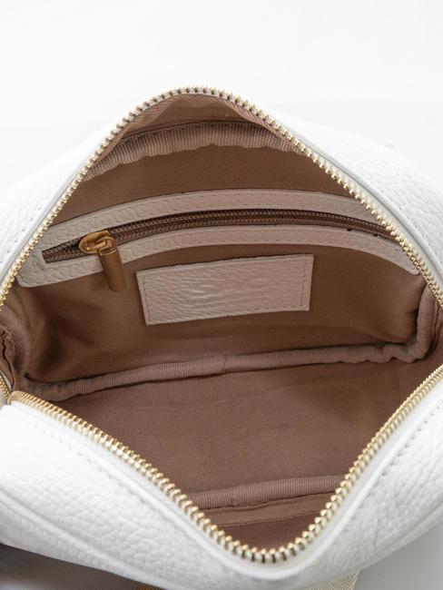 LUCIA Borsa pelle dollaro doppia tracolla  optical white - Borse Donna