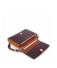 PIQUADRO CAMPIONARIO - DAFNE  Mini Bag a tracolla, in pelle marrone/cuoio - Borse Donna - 4