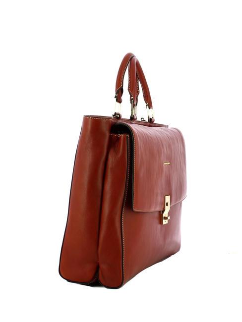CAMPIONARIO -  DAFNE Borsa porta PC 15,6" CUOIO - Cartelle Lavoro
