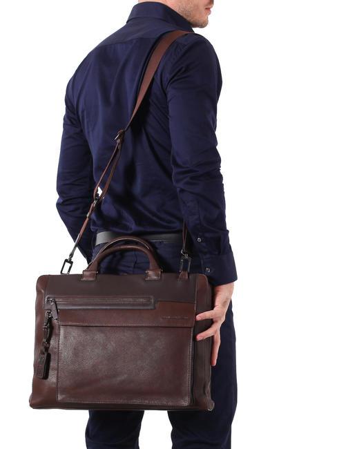 CAMPIONARIO - WOSTOK Cartella porta PC 15,6" MORO - Cartelle Lavoro