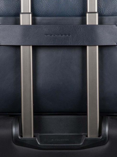 CAMPIONARIO - LINE Cartella in pelle porta pc 15,6" blu - Cartelle Lavoro