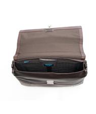 PIQUADRO CAMPIONARIO - CARY Cartella porta PC14", in pelle MORO - Cartelle Lavoro - 5