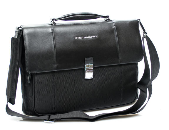 CAMPIONARIO - LINK 2 Cartella porta PC 13", espandibile Nero - Cartelle Lavoro