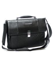 PIQUADRO CAMPIONARIO - LINK 2 Cartella porta PC 13", espandibile Nero - Cartelle Lavoro - 2