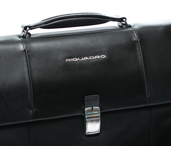 CAMPIONARIO - LINK 2 Cartella porta PC 13", espandibile Nero - Cartelle Lavoro