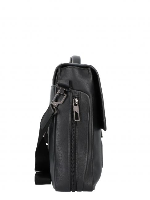 CAMPIONARIO - AKRON  Cartella espandibile in pelle, porta PC 15,6" Nero - Cartelle Lavoro