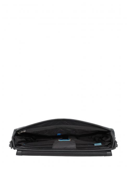 CAMPIONARIO - AKRON  Cartella espandibile in pelle, porta PC 15,6" Nero - Cartelle Lavoro