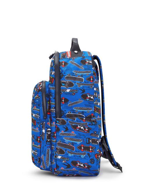 SEOUL KIDS Zaino porta pc 15" new scate print small - Zaini Scuola & Tempo Libero
