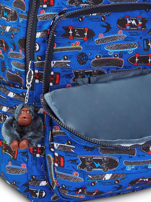SEOUL KIDS Zaino porta pc 15" new scate print small - Zaini Scuola & Tempo Libero