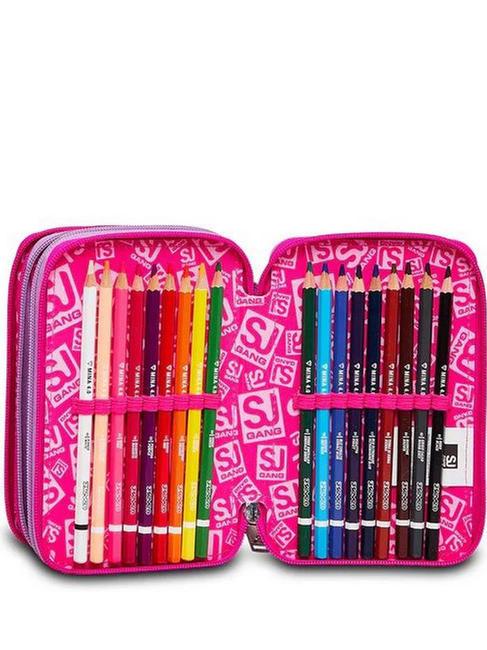 HEART LOLLY Astuccio con kit scolastico completo chiffon - Astucci e Accessori