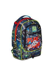 SJGANG FUNNYGOAL Zaino Trolley Sganciabile, 3 ruote FIERY RED            - Zaini con carrello - 6