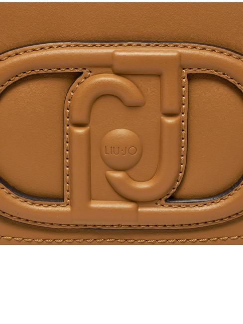 DEUZIA Borsa a spalla con flap cuoio chiaro - Borse Donna