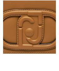 LIUJO DEUZIA Borsa a spalla con flap cuoio chiaro - Borse Donna - 3