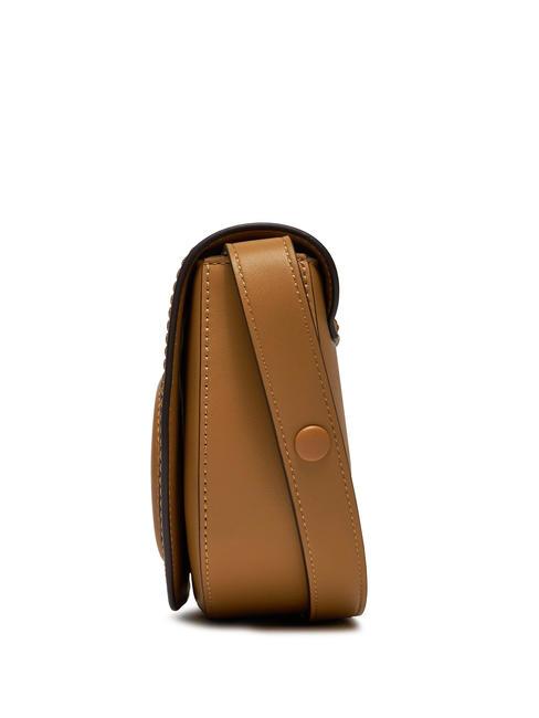 DEUZIA Borsa a spalla con flap cuoio chiaro - Borse Donna