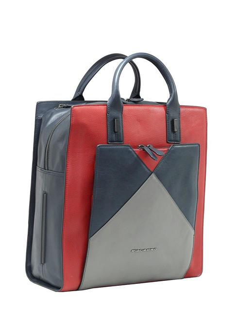 CAMPIONARIO - PRISMA Cartella Zaino in pelle, porta pc 15" blu - Cartelle Lavoro