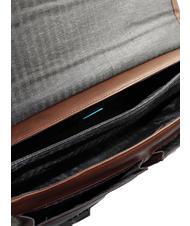 PIQUADRO CAMPIONARIO - WOSTOK Cartella porta PC 15,6" in pelle MORO - Cartelle Lavoro - 5