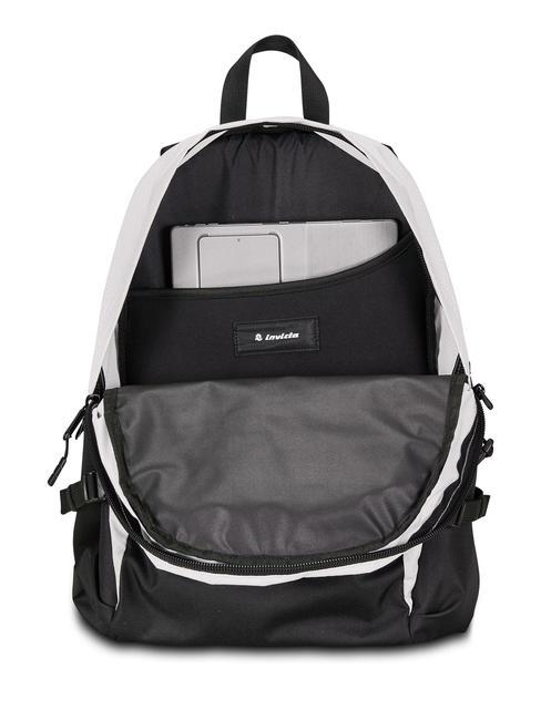 INVICT-ACT PLUS FIBRA OTTICA Zaino porta pc 14" glacier grey - Zaini Scuola & Tempo Libero