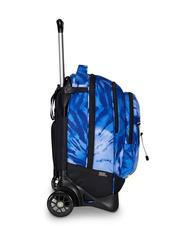 INVICTA PLUS GRS FANTASY Zaino trolley sganciabile blue shibori - Zaini con carrello - 3