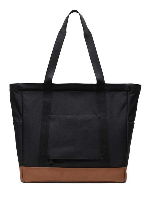 HERITAGE  Shopper a spalla black/saddle brown - Borse Donna