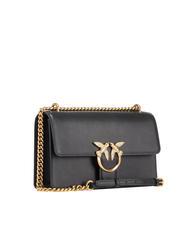 PINKO CLASSIC LOVE BAG Borsa one simply nero-antique gold - Borse Donna - 2