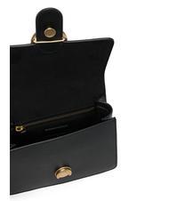 PINKO MINI LOVE BAG Borsa con manico nero-antique gold - Borse Donna - 4