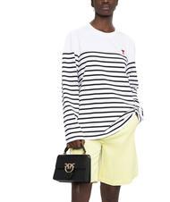 PINKO MINI LOVE BAG Borsa con manico nero-antique gold - Borse Donna - 6