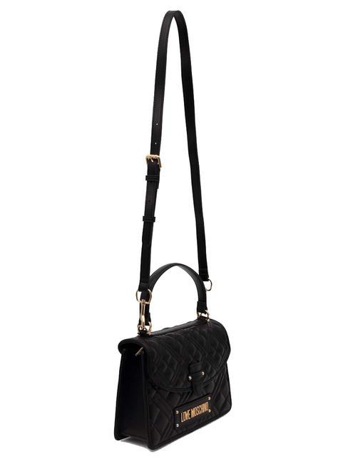 QUILTED Borsa cartelletta con tracolla Nero - Borse Donna