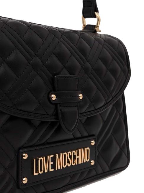 QUILTED Borsa cartelletta con tracolla Nero - Borse Donna