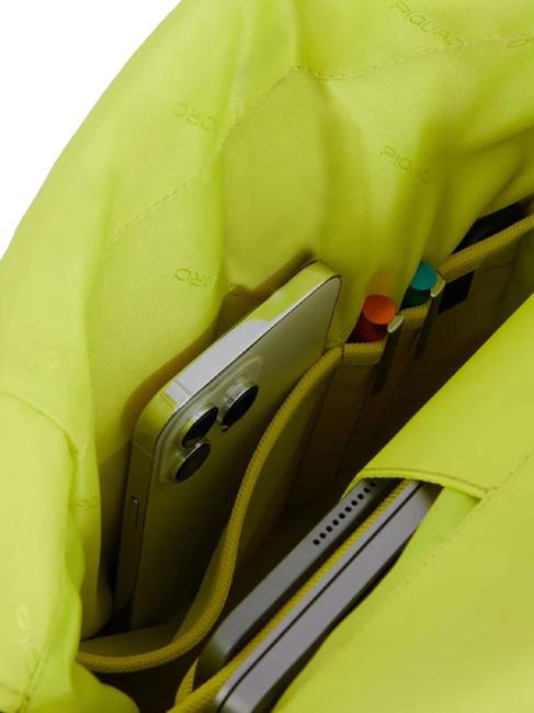 CORNER SPECIALE GOMMATO Zaino roll-top porta pc 15.6" VERDE - Zaini da lavoro porta PC