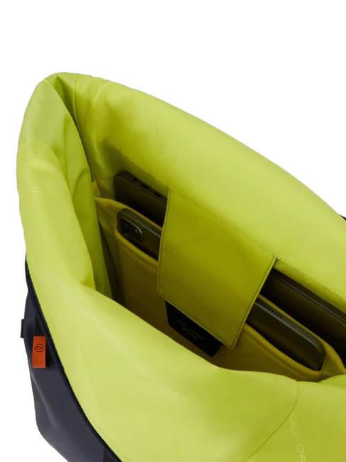 CORNER SPECIALE GOMMATO Zaino roll-top porta pc 15.6" blu - Zaini da lavoro porta PC