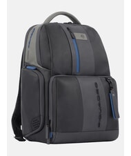 PIQUADRO URBAN FAST-CHECK Zaino in pelle porta PC 15,6" - Zaini da lavoro porta PC