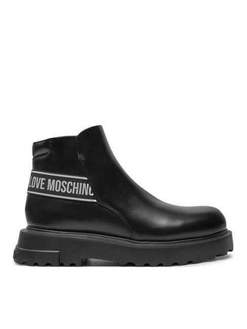 SQUARE 40 Stivaletti beatles in pelle Nero - Scarpe Donna