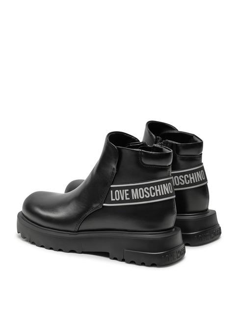 SQUARE 40 Stivaletti beatles in pelle Nero - Scarpe Donna