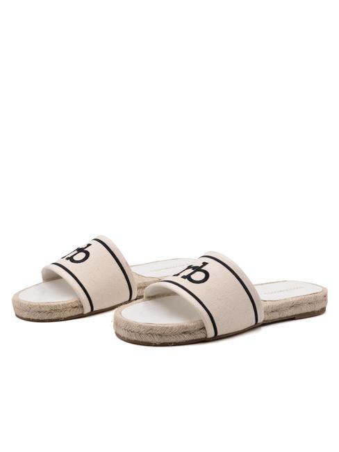 RB Ciabattina in canvas off white - Scarpe Donna