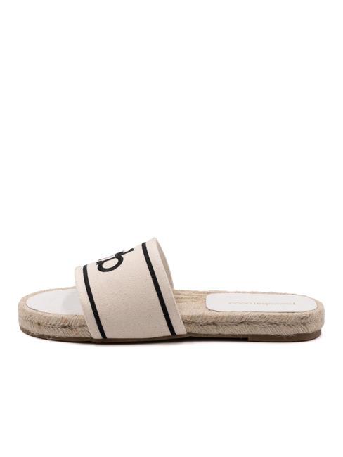 RB Ciabattina in canvas off white - Scarpe Donna